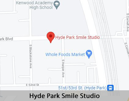 Map image for Emergency Dentist in Chicago, IL